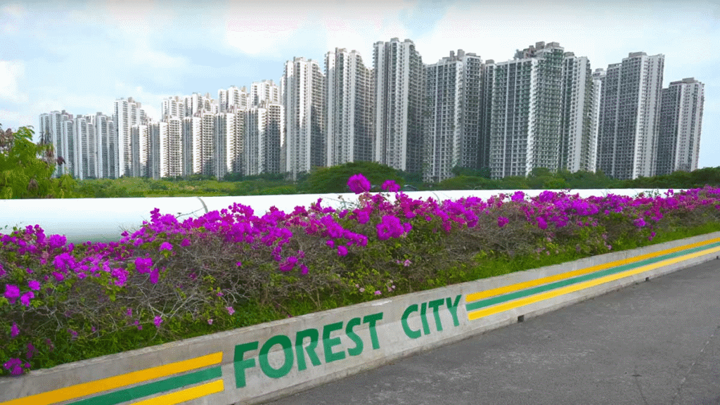 Forest City, projet de 100 milliards de dollars… aujourd’hui abandonné Forest City, projet de 100 milliards de dollars… aujourd’hui abandonné