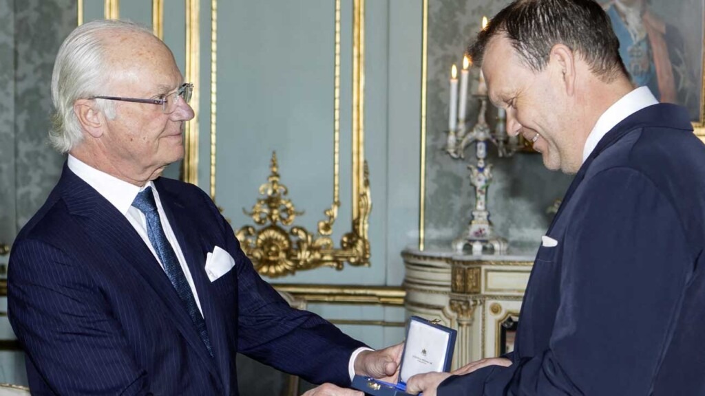 Le roi Carl XVI Gustaf décerne les médailles du Mérite sportif Le roi Carl XVI Gustaf décerne les médailles du Mérite sportif