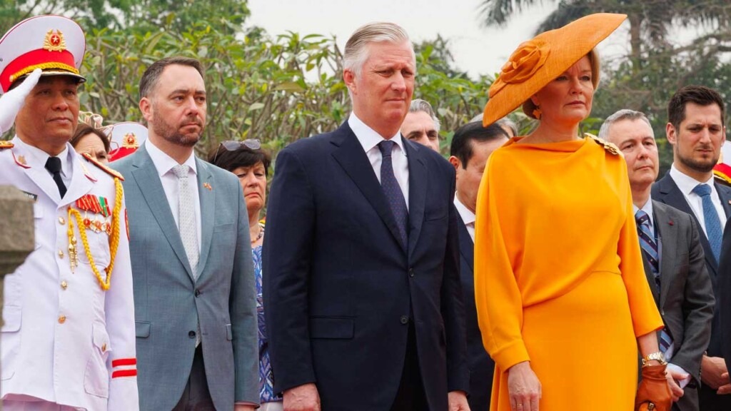 Le roi Philippe et la Reine Mathilde commencent leur visite officielle au Vietnam en rencontrant le président à Hanoï Le roi Philippe et la Reine Mathilde commencent leur visite officielle au Vietnam en rencontrant le président à Hanoï