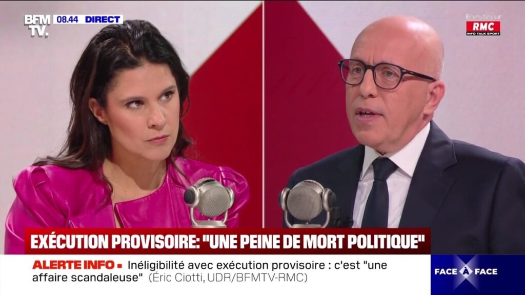 Apolline de Malherbe s’emporte violemment contre Eric Ciotti, exprimant un choc intense Apolline de Malherbe s’emporte violemment contre Eric Ciotti, exprimant un choc intense