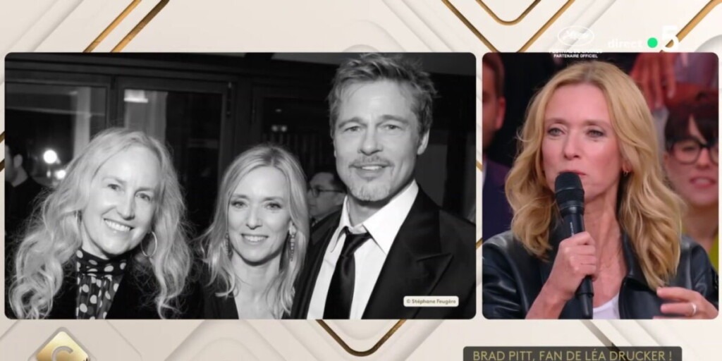 Léa Drucker partage ses sentiments après une rencontre imprévue avec Brad Pitt Léa Drucker partage ses sentiments après une rencontre imprévue avec Brad Pitt