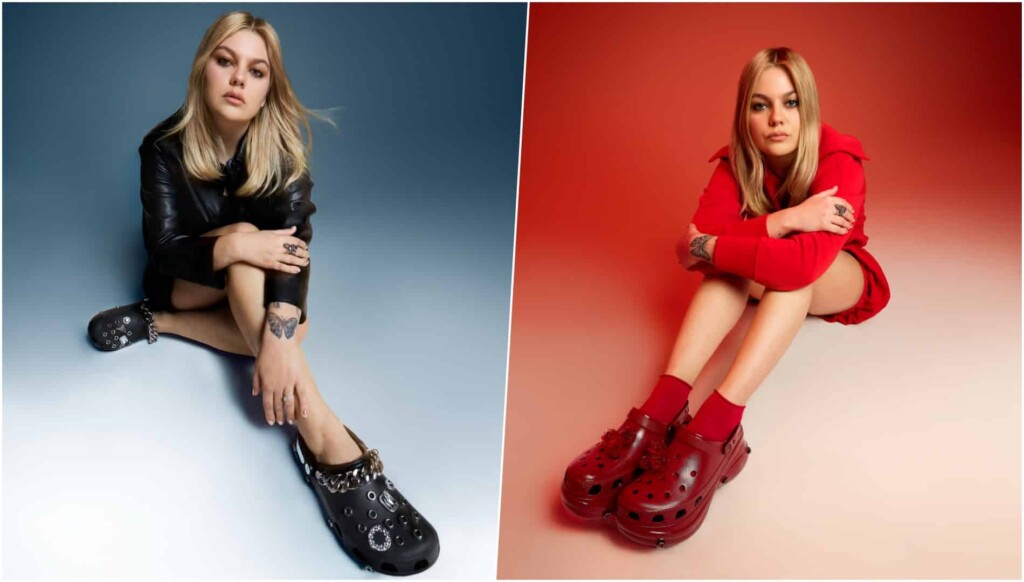 Louane dévoile sa nouvelle collection de sabots en partenariat avec Crocs Louane dévoile sa nouvelle collection de sabots en partenariat avec Crocs