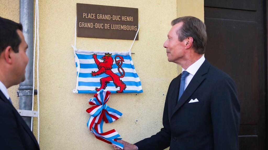 Le Grand-Duc Henri inaugure une place à son nom à Senningen Le Grand-Duc Henri inaugure une place à son nom à Senningen