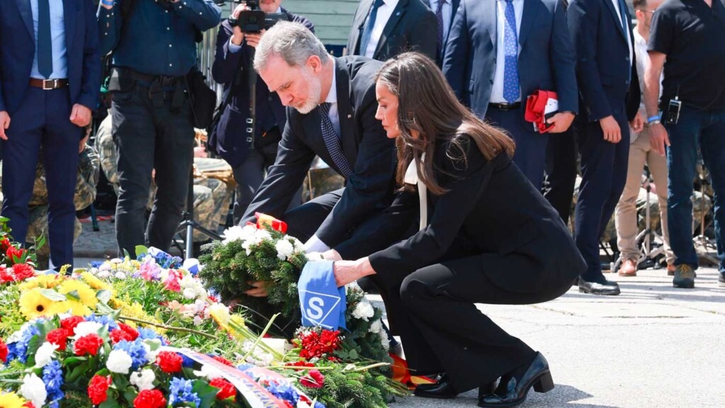Le roi Felipe VI et la reine Letizia ont visité le camp de Mauthausen Le roi Felipe VI et la reine Letizia ont visité le camp de Mauthausen