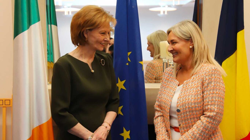 Margareta de Roumanie visite le Parlement irlandais et un centre d’entraînement militaire à Dublin Margareta de Roumanie visite le Parlement irlandais et un centre d’entraînement militaire à Dublin