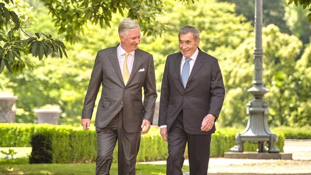 Le roi Philippe reçoit le baron Eddy Merckx pour célébrer ses 80 ans Le roi Philippe reçoit le baron Eddy Merckx pour célébrer ses 80 ans