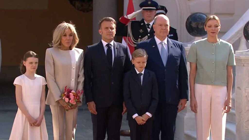 Le prince Albert II et la princesse Charlène accueillent Emmanuel Macron pour une visite historique à Monaco Le prince Albert II et la princesse Charlène accueillent Emmanuel Macron pour une visite historique à Monaco