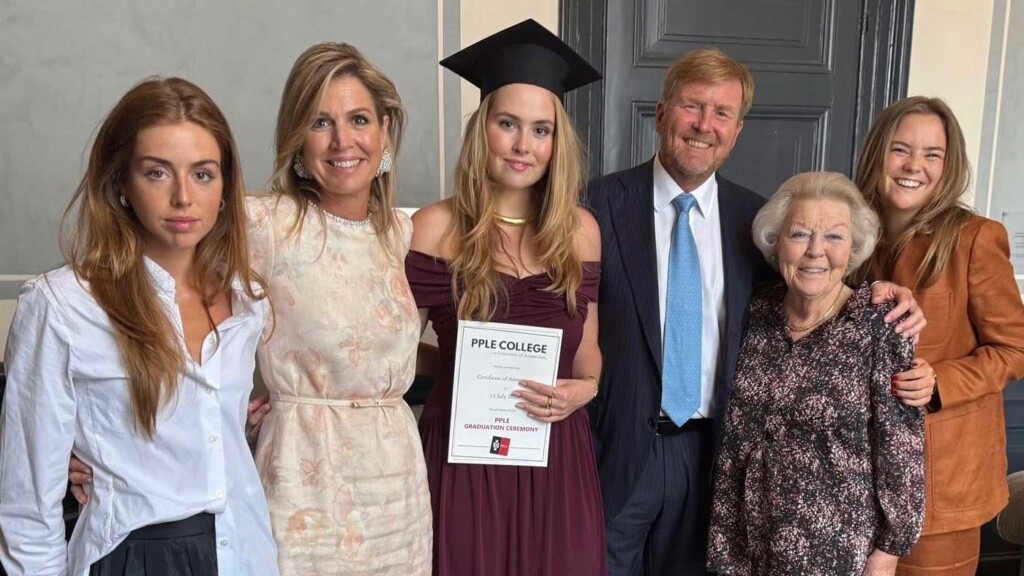La princesse Amalia célèbre son bac avec sa famille après un mémoire sur l’intelligence artificielle La princesse Amalia célèbre son bac avec sa famille après un mémoire sur l’intelligence artificielle