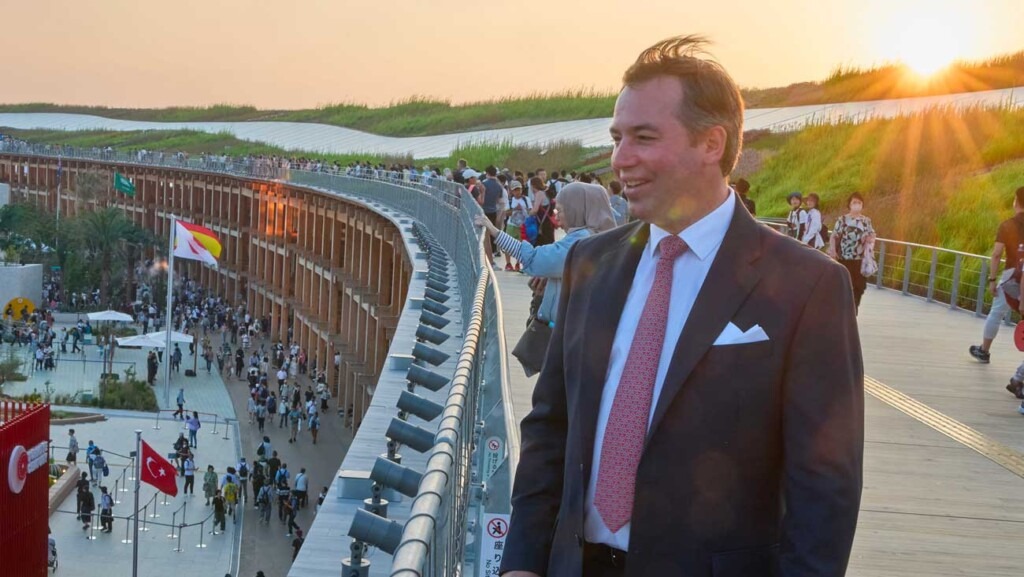 Le Grand-duc héritier Guillaume marche dans les pas de son père à l’Expo universelle d’Osaka Le Grand-duc héritier Guillaume marche dans les pas de son père à l’Expo universelle d’Osaka