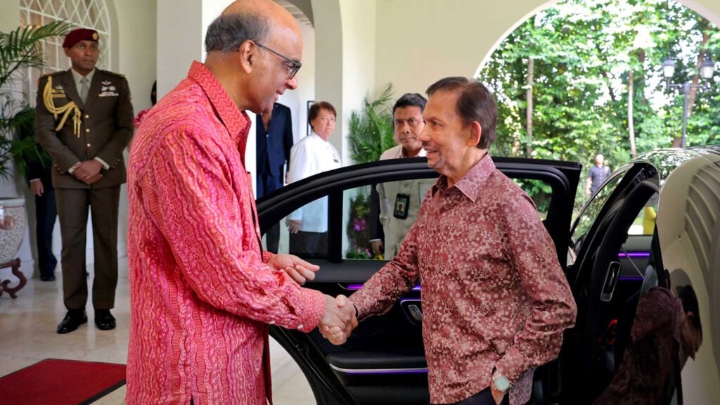 Le sultan de Brunei célèbre les 60 ans d’indépendance de Singapour Le sultan de Brunei célèbre les 60 ans d’indépendance de Singapour