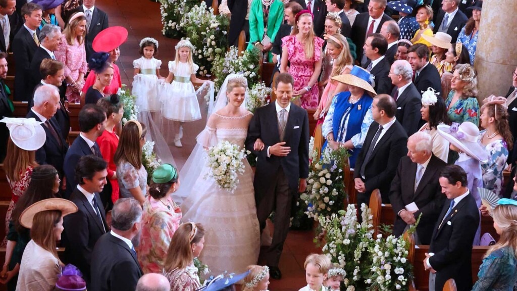 La princesse Luisa de Belgique, habituellement discrète, a assisté aux noces de Marie Caroline de Liechtenstein La princesse Luisa de Belgique, habituellement discrète, a assisté aux noces de Marie Caroline de Liechtenstein