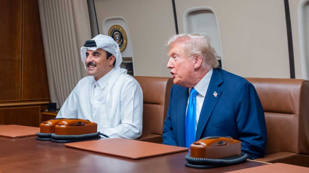 L’émir du Qatar a été invité à bord d’Air Force One par Donald Trump L’émir du Qatar a été invité à bord d’Air Force One par Donald Trump