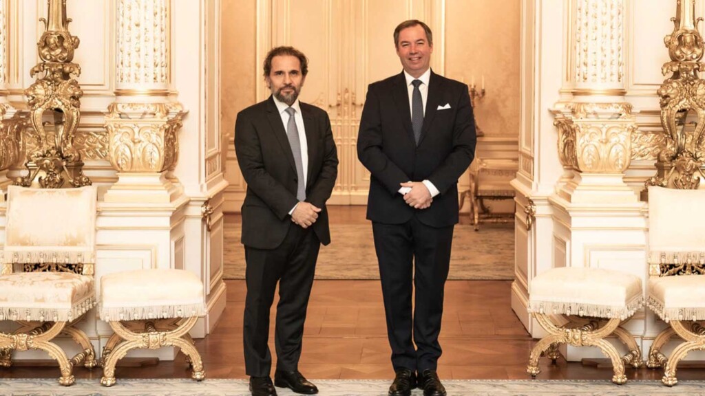 Le grand-duc Guillaume reçoit le prince Mired d’Irak au palais grand-ducal Le grand-duc Guillaume reçoit le prince Mired d’Irak au palais grand-ducal