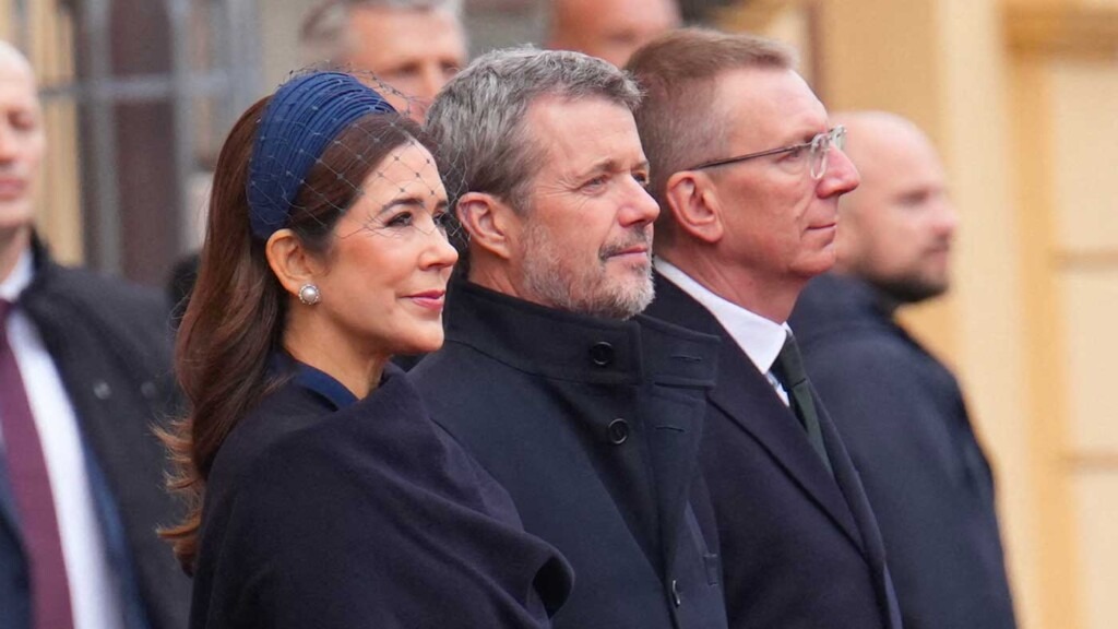 Le roi Frederik X et la reine Mary ont été accueillis au château de Riga par le président letton Le roi Frederik X et la reine Mary ont été accueillis au château de Riga par le président letton