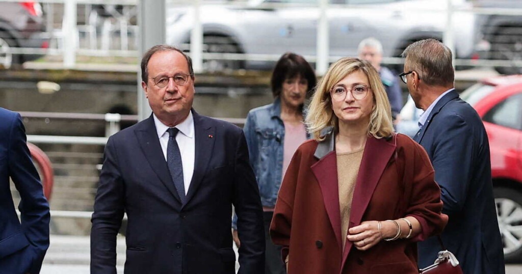 Julie Gayet décrit un départ digne d’un thriller après la révélation de sa liaison avec François Hollande Julie Gayet décrit un départ digne d’un thriller après la révélation de sa liaison avec François Hollande