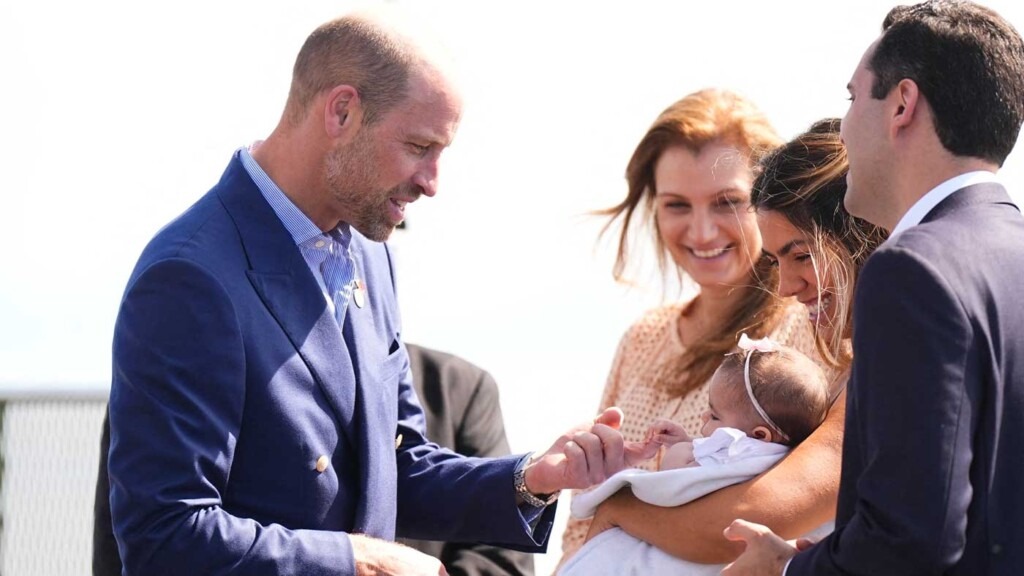 Le Prince William au Corcovado avec les finalistes de son prix, en attente du verdict Le Prince William au Corcovado avec les finalistes de son prix, en attente du verdict