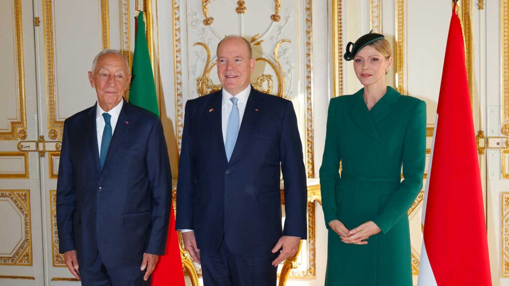 Le prince Albert II et la princesse Charlène reçoivent l’ordre du Christ du président portugais Le prince Albert II et la princesse Charlène reçoivent l’ordre du Christ du président portugais