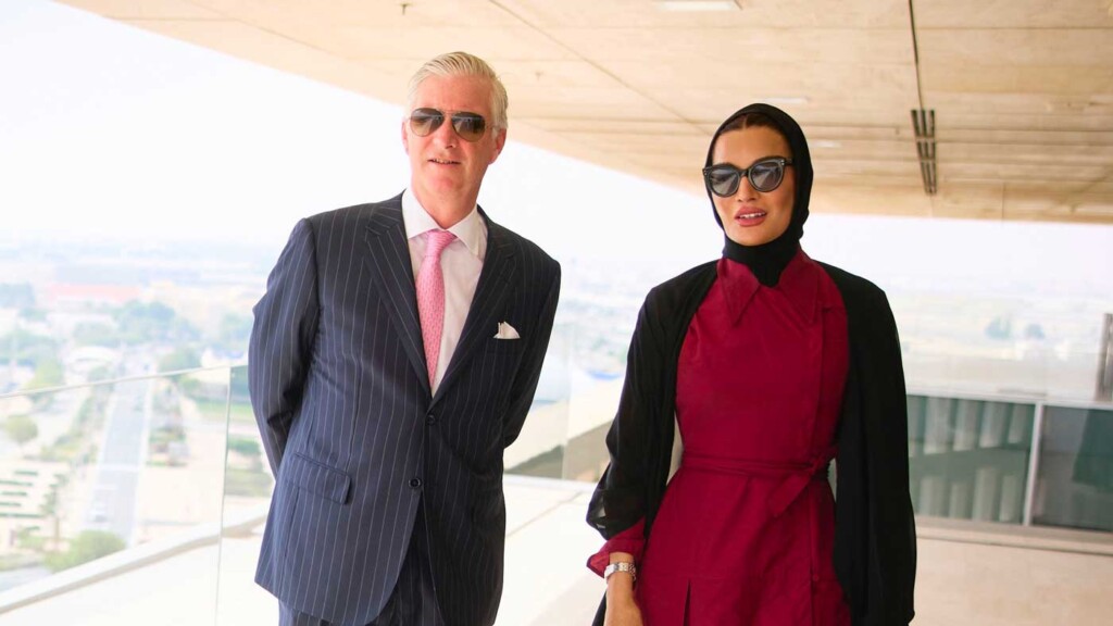Le roi Philippe et la cheikha Moza du Qatar explorent la Cité de l’éducation à Doha Le roi Philippe et la cheikha Moza du Qatar explorent la Cité de l’éducation à Doha