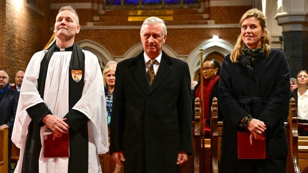 Le roi Philippe visite la communauté anglicane en Belgique Le roi Philippe visite la communauté anglicane en Belgique