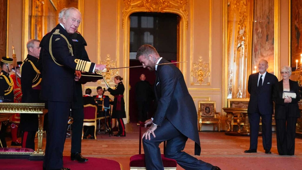Le roi Charles III nomme Sir David Beckham chevalier Le roi Charles III nomme Sir David Beckham chevalier