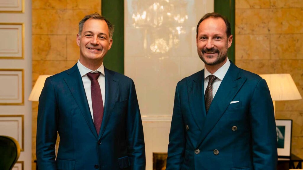 Le prince héritier Haakon poursuit sa mission pour l’ONU et rencontre Alexander De Croo Le prince héritier Haakon poursuit sa mission pour l’ONU et rencontre Alexander De Croo