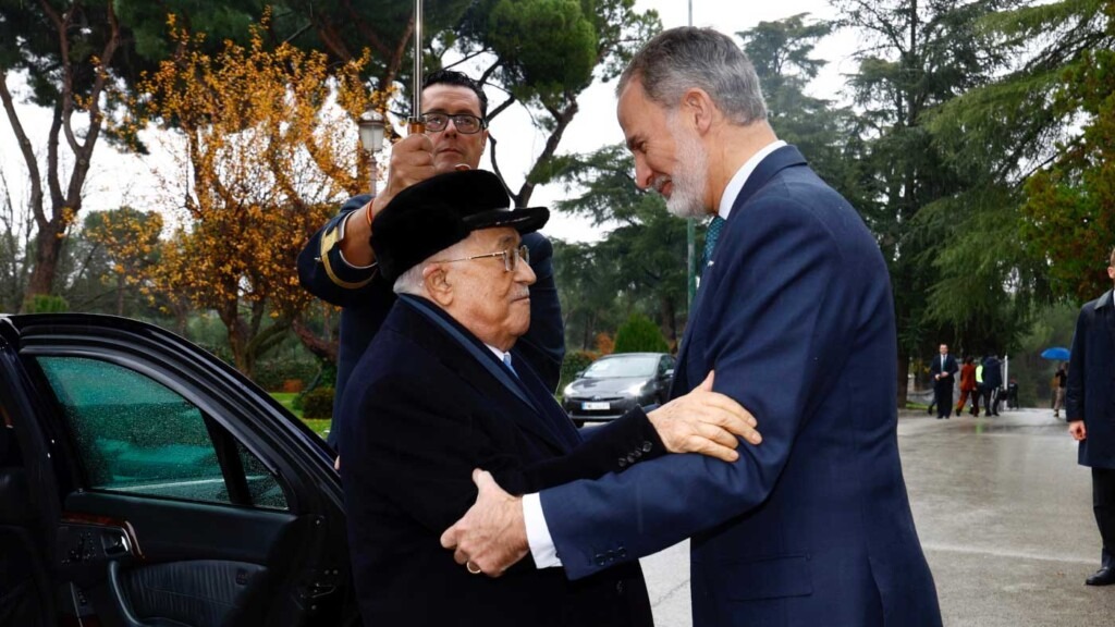 Le président palestinien rencontre le roi Felipe VI au palais de la Zarzuela Le président palestinien rencontre le roi Felipe VI au palais de la Zarzuela