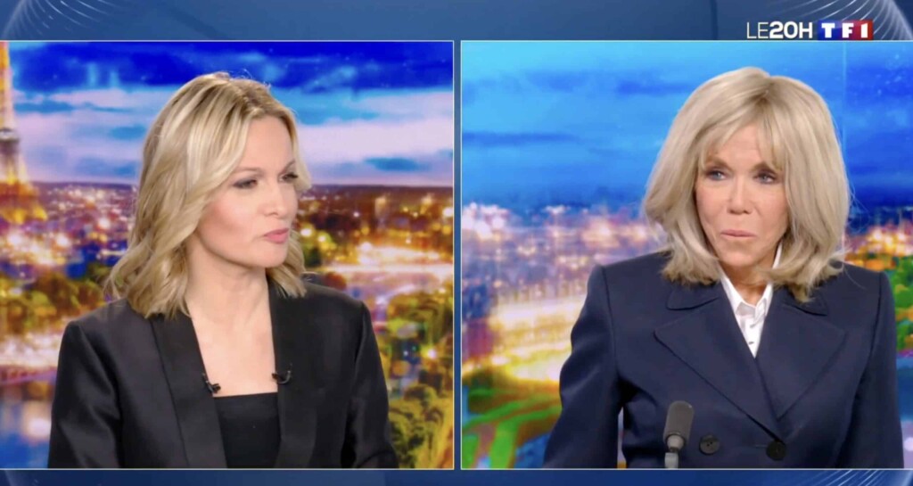 Audrey Crespo-Mara regrette d’avoir choqué Brigitte Macron lors du JT de 20h sur TF1 Audrey Crespo-Mara regrette d’avoir choqué Brigitte Macron lors du JT de 20h sur TF1