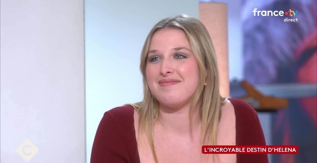 Helena parle d’amour et de Pierre Garnier, mais change habilement de sujet Helena parle d’amour et de Pierre Garnier, mais change habilement de sujet